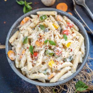 white sauce pasta